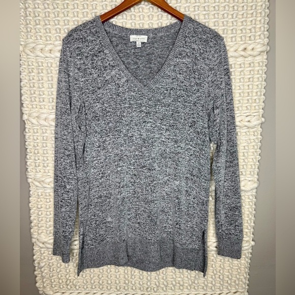 Lucky Brand V Neck Tunic Sweater - Picture 3 of 6
